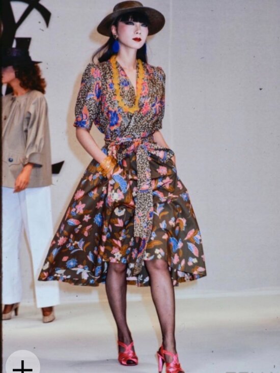 Vintage Saint Laurent Rive Gauche Floral Set YSL - Picture 9 of 14